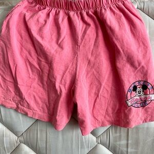 Disney Women's Athletic Shorts in Vibrant Pink